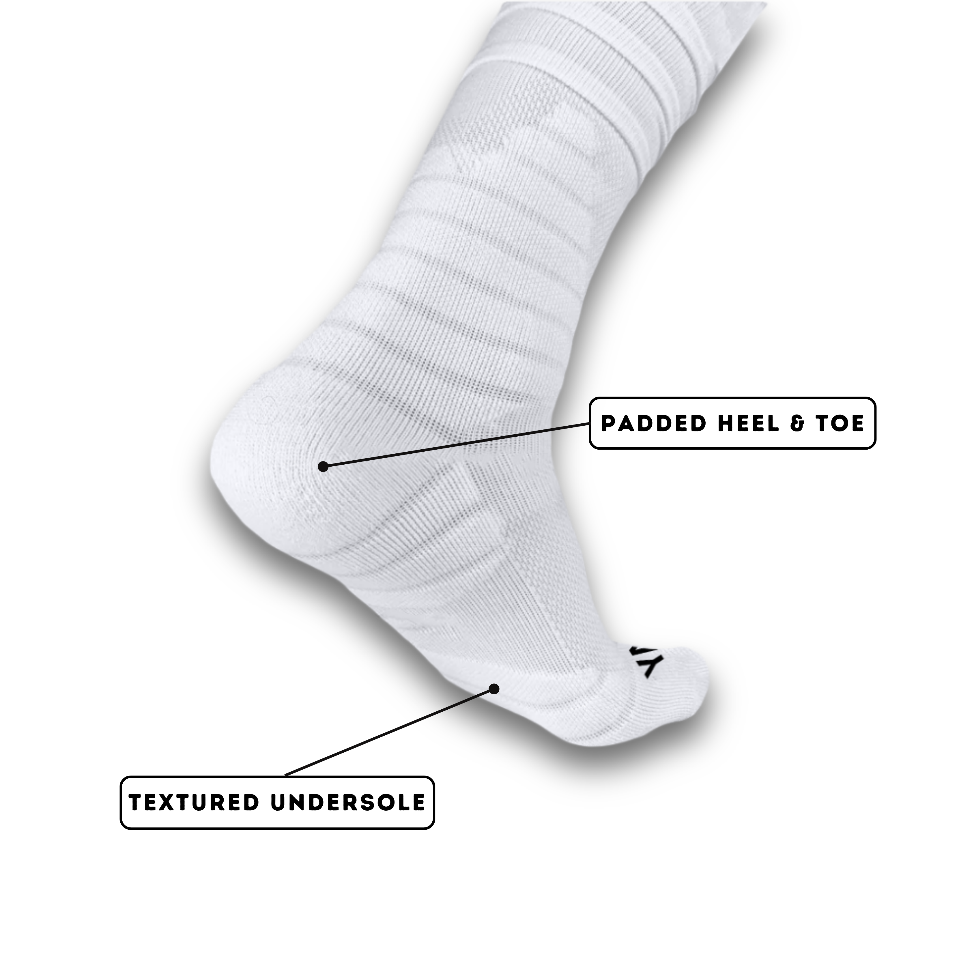white Scrunch Pro Football Socks